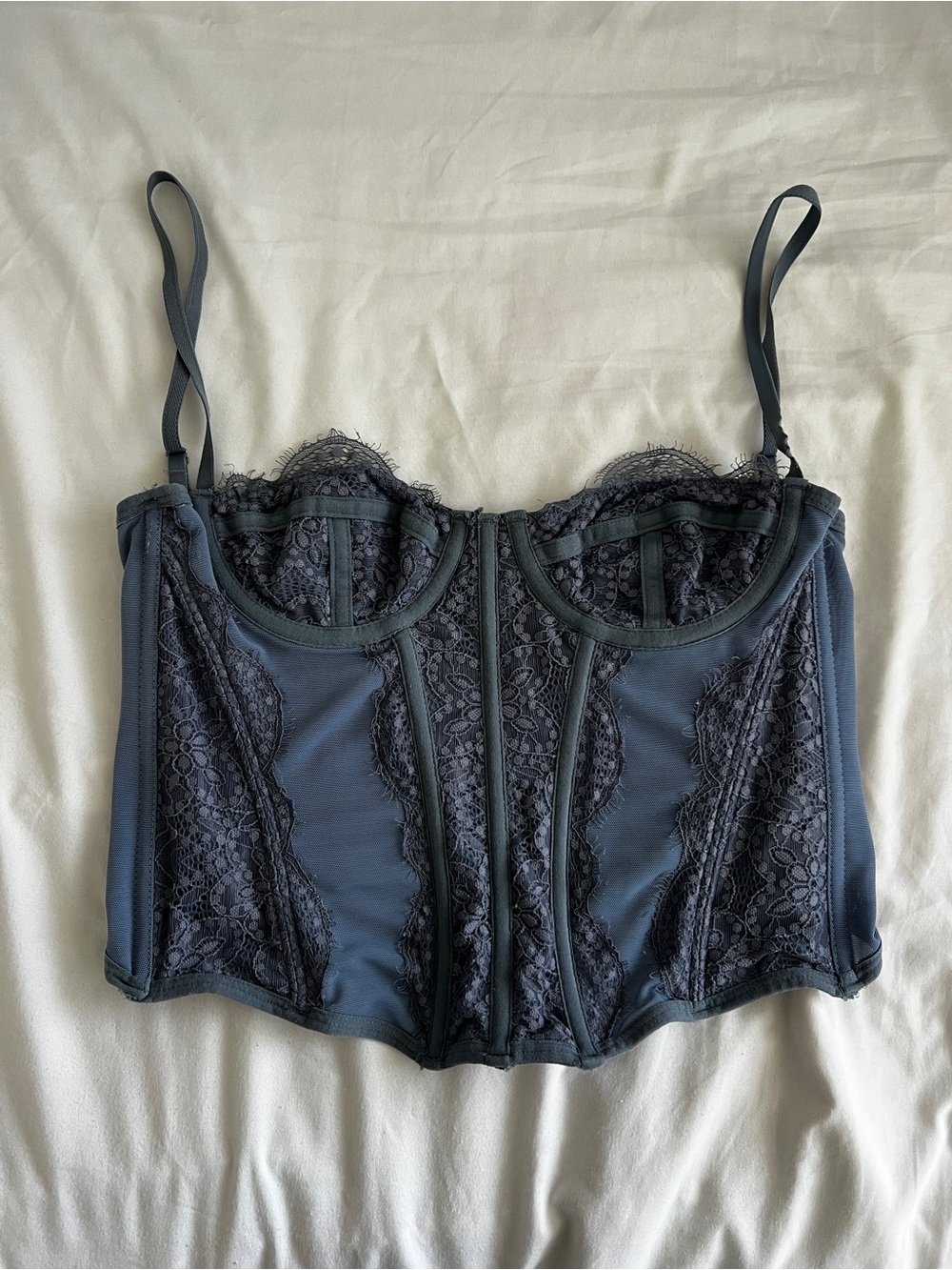 Urban Outfitters Out From Under Blue Corset
